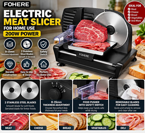 Fohere electric meat slicer - fohere,
