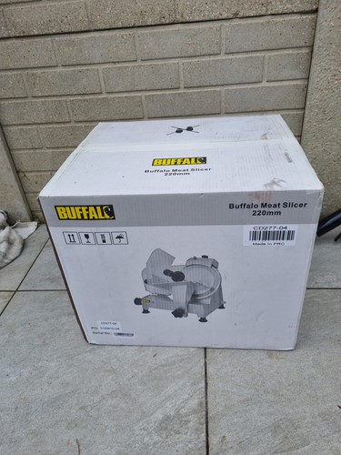 Buffalo 220mm meat slicer - buffalo,